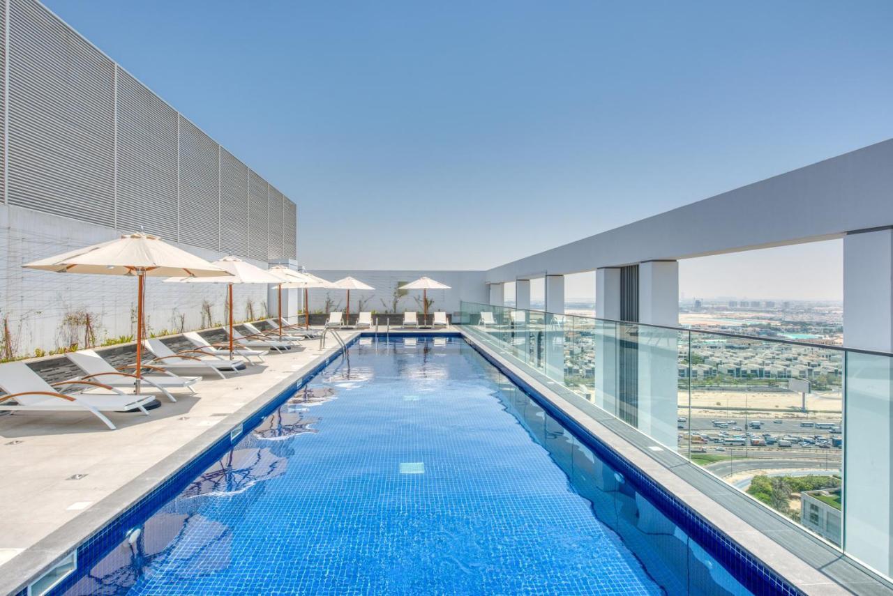 Sol Living - Sol Avenue Appartement Dubai Buitenkant foto