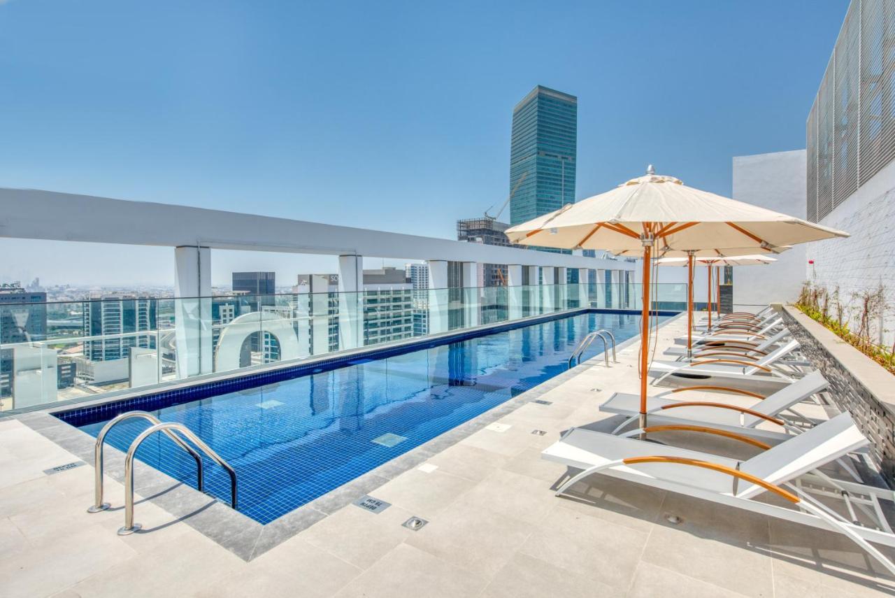 Sol Living - Sol Avenue Appartement Dubai Buitenkant foto